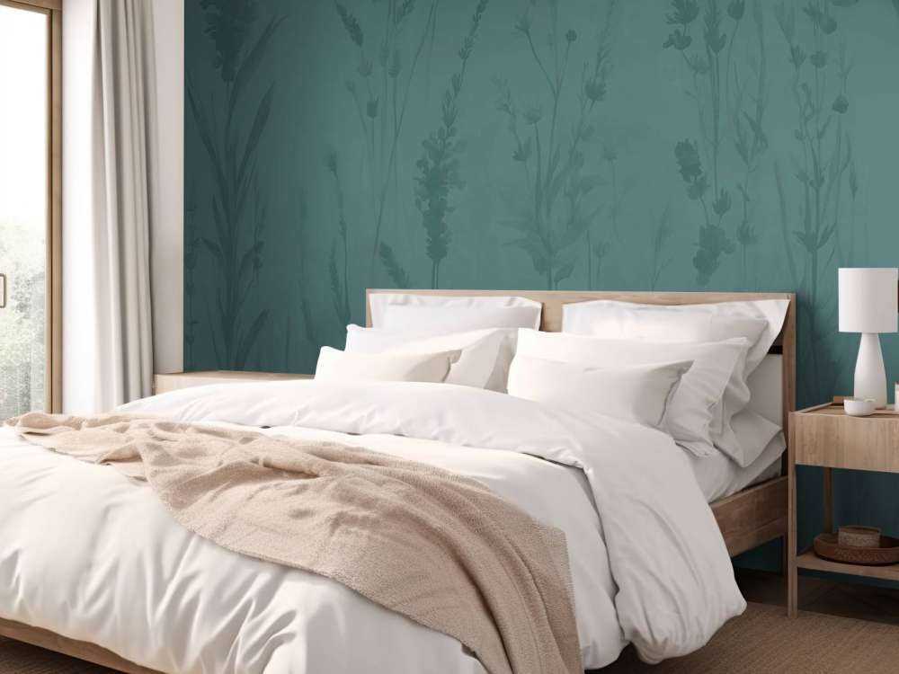 Lavande Clair Seamless Vert Foncé