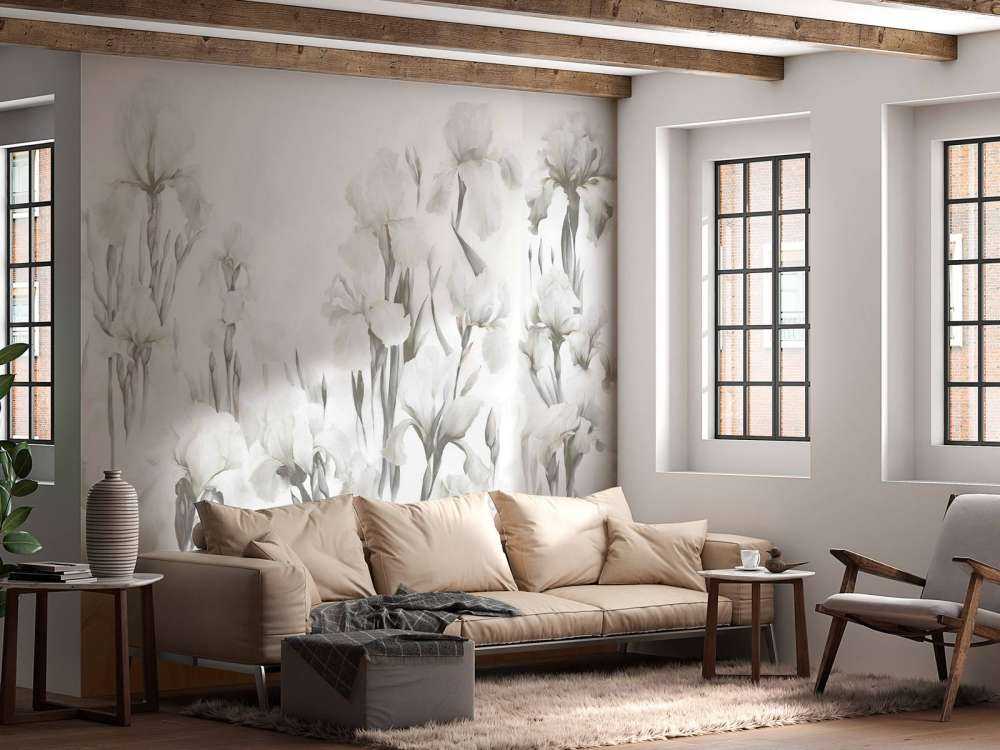 Iris dansent beige chaud sans couture