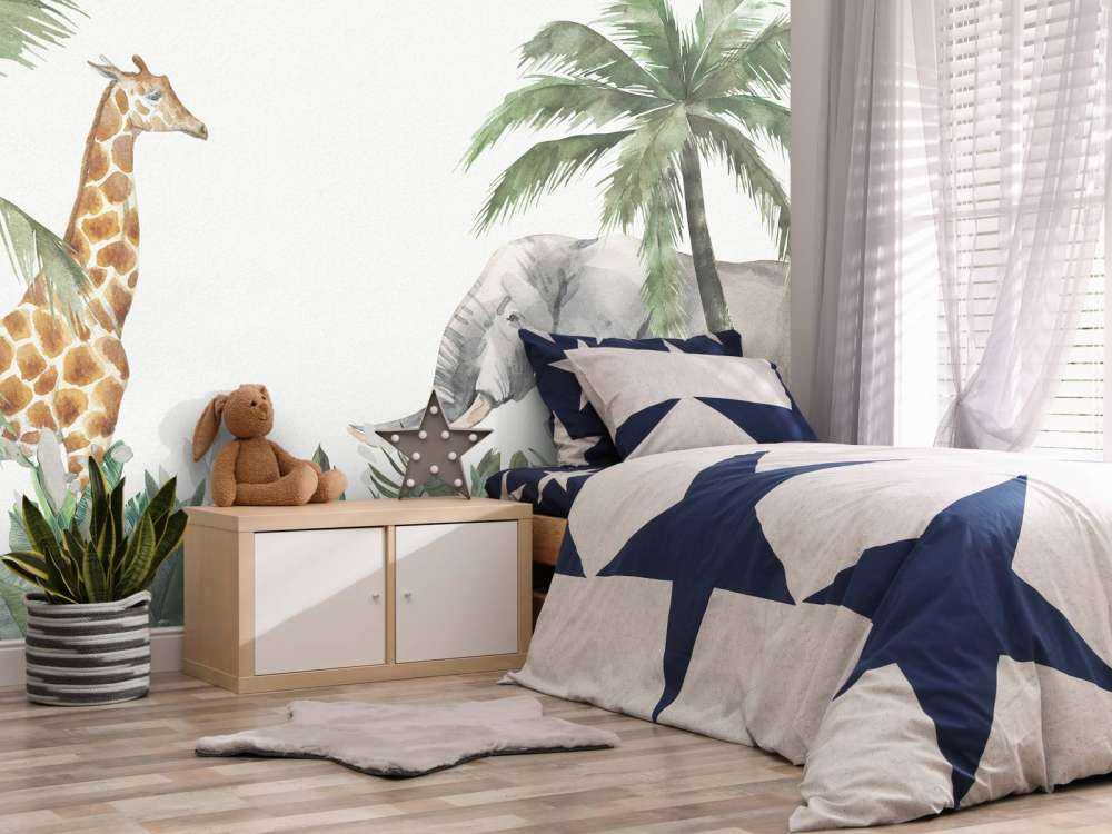 Animaux de la jungle coloré