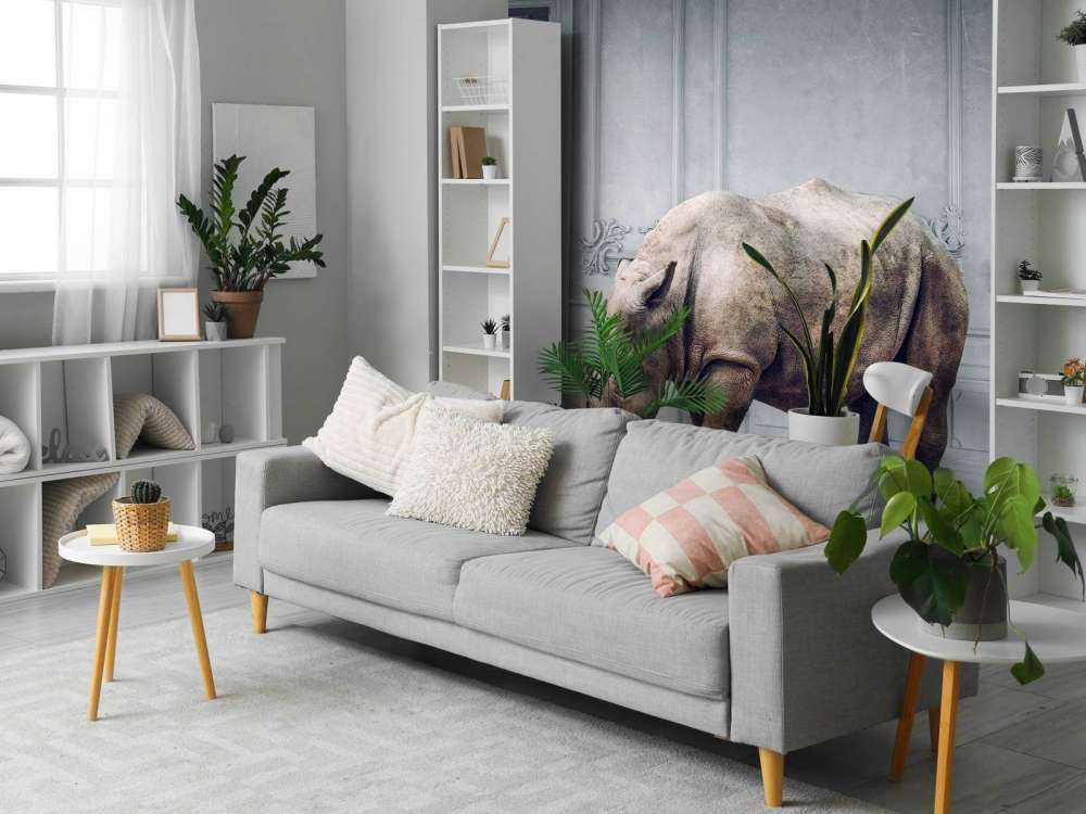 Rhinocéros avec abat-jour