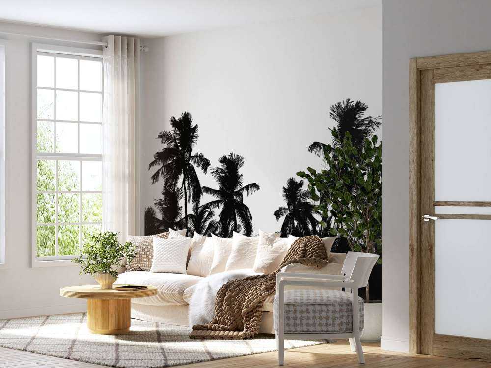 Silhouette de palmiers