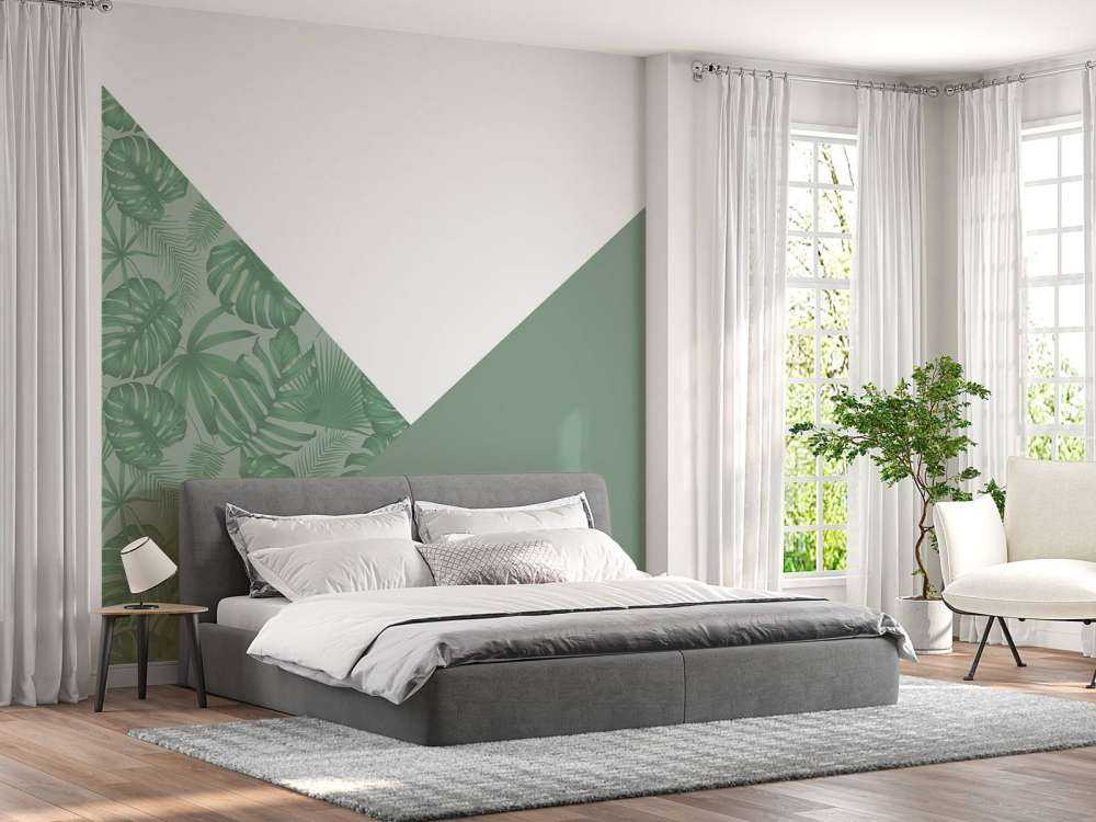 Triangles avec motif de jungle