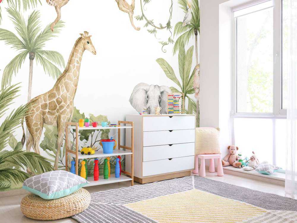 Animaux africains dans la jungle