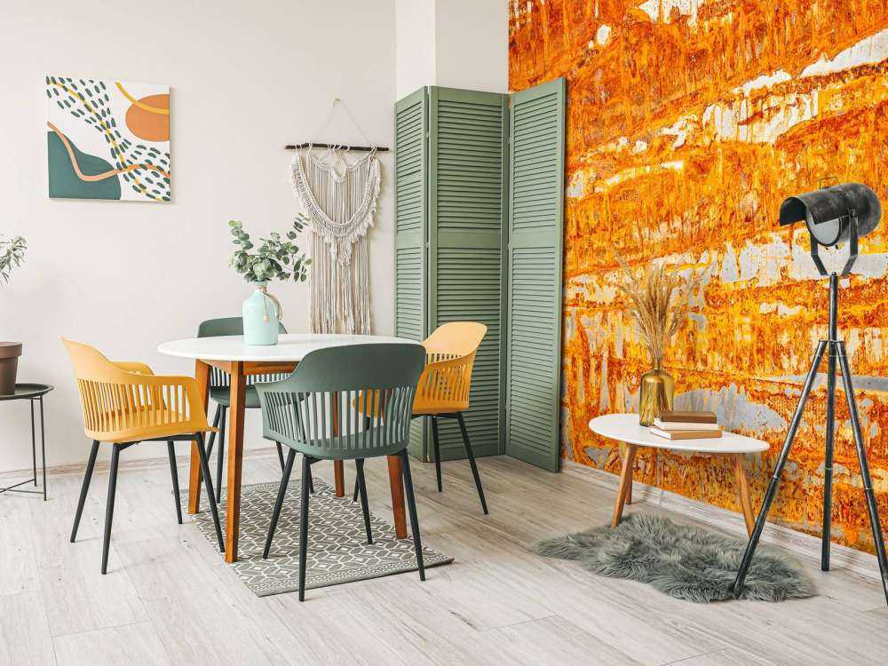 Plaque en métal rouillée