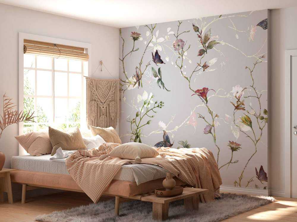 Flore de papillons Jeu de lumière