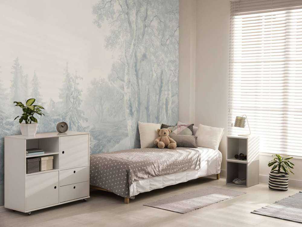Paysage forestier bleu #1