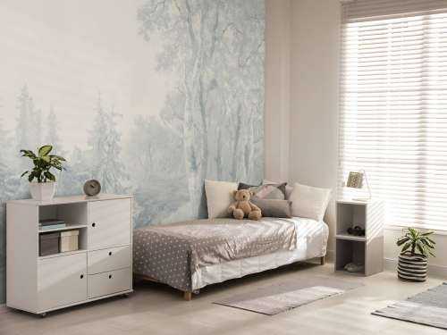 Paysage forestier bleu #1