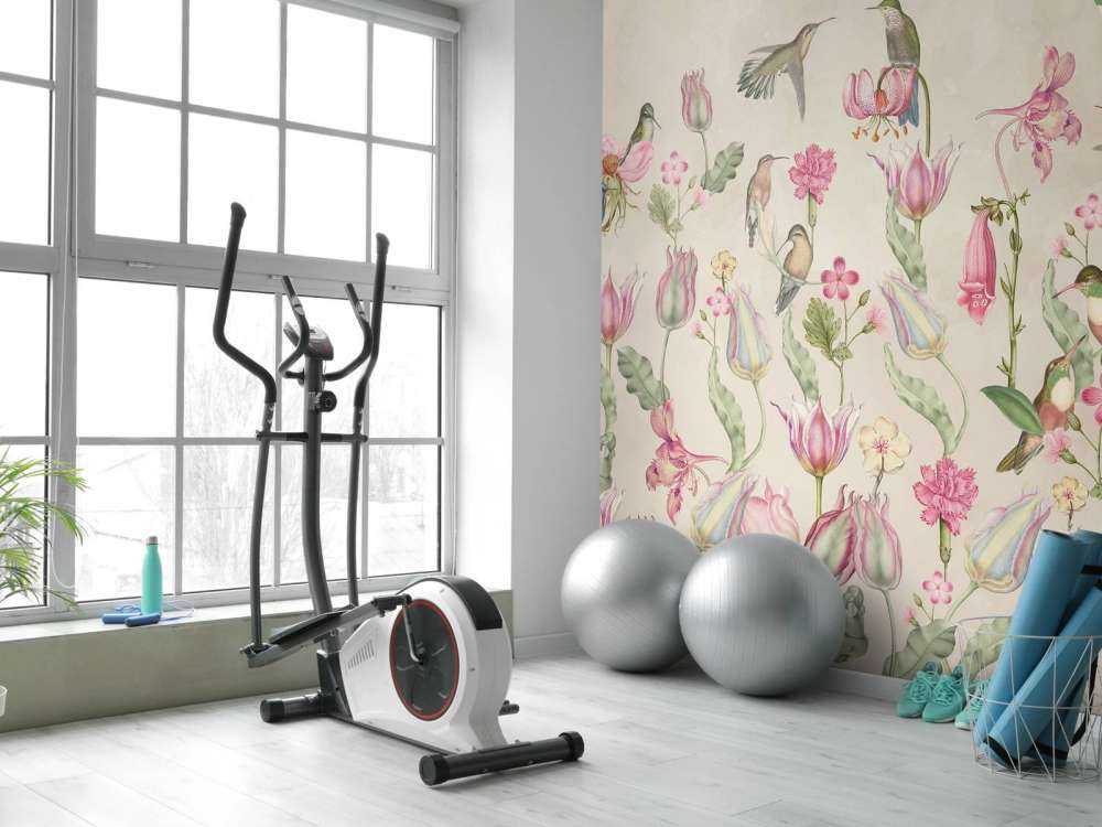 Symphonie des Colibris de Printemps - Élégance Crème Rosée