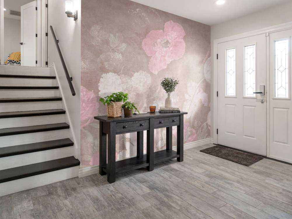 Nature morte aux fleurs baroques - pastel vintage