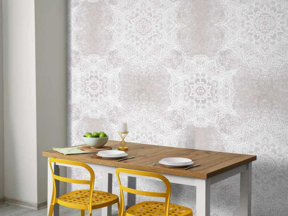 Ibiza vintage mandala_gris neutre