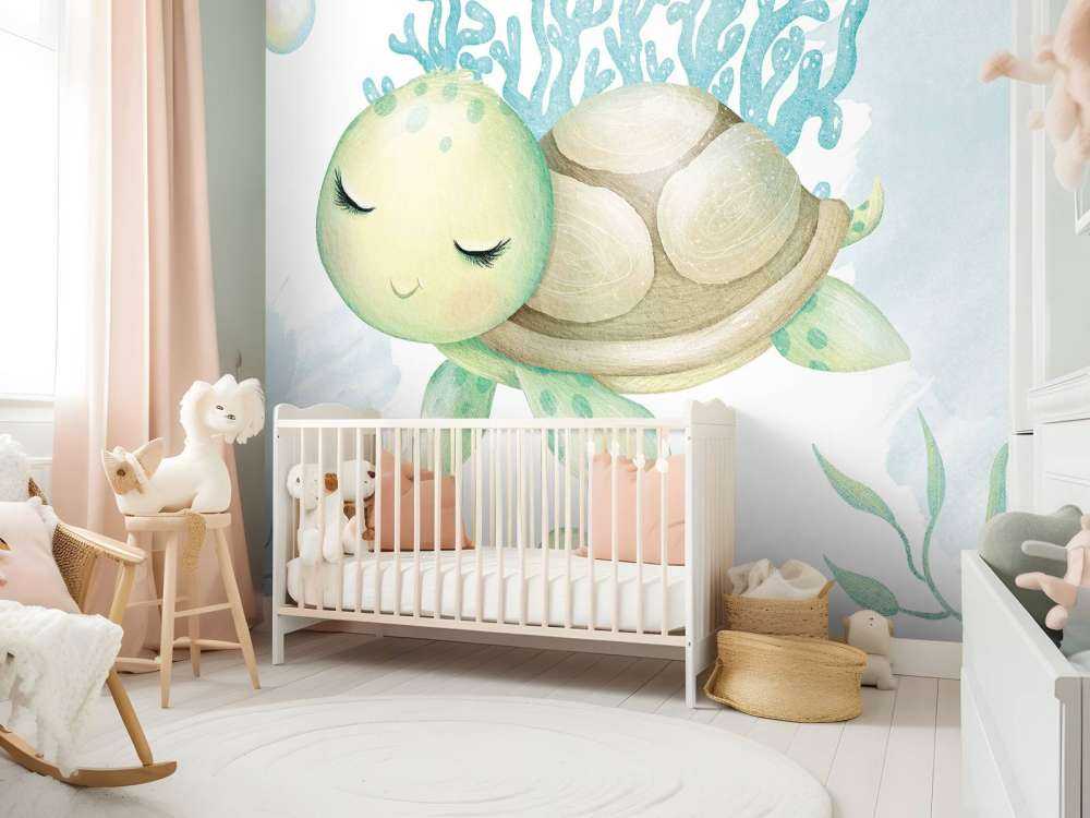 Maman tortue et son petit