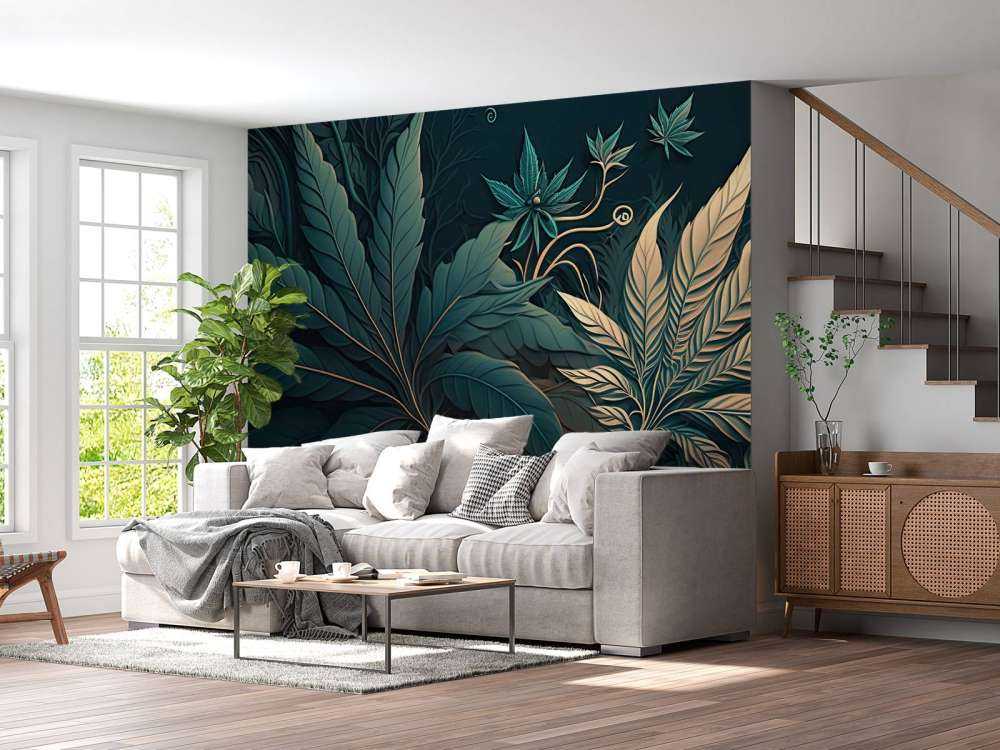 Design de la nature bleu canard