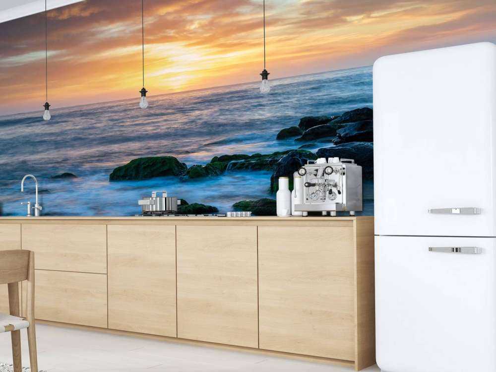 Lever de soleil romantique