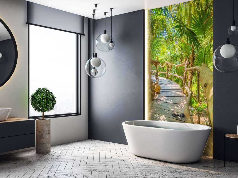 Pont dans la jungle tropicale