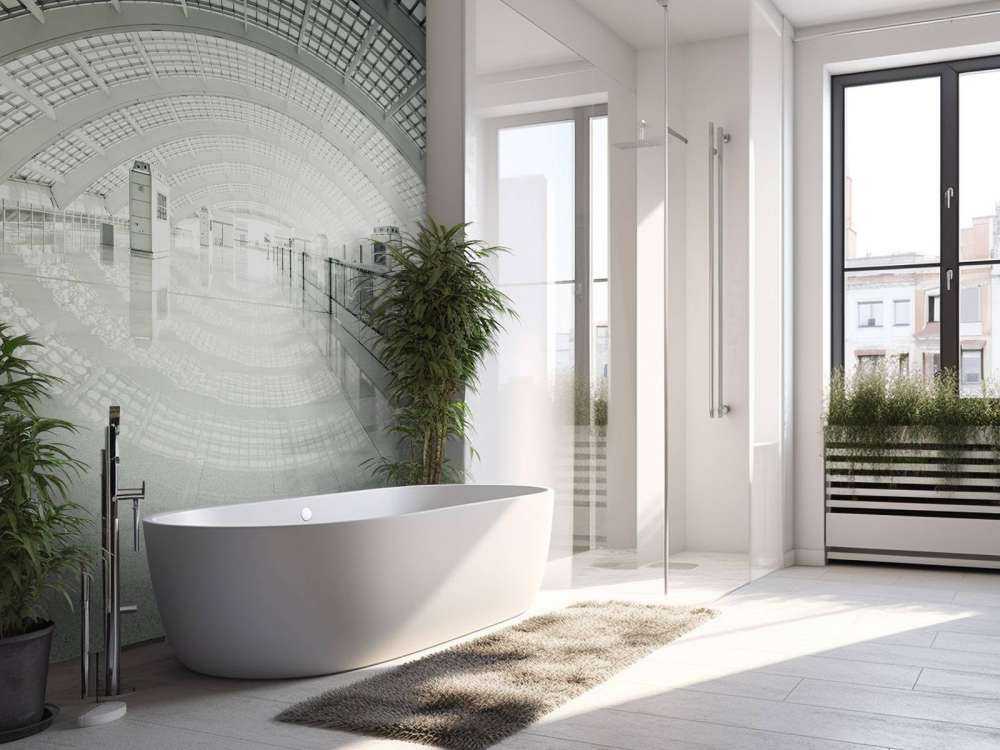 Hall d'entrée moderne arrondi