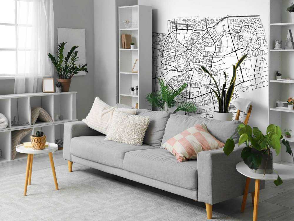 Carte de Leeuwarden, blanc