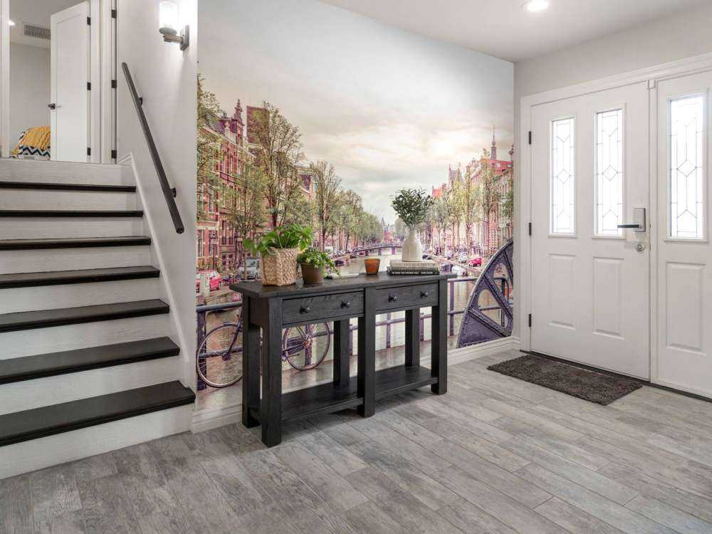 Amsterdam sous les nuages