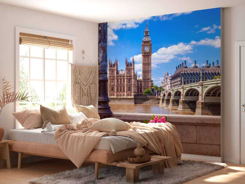 Un bouquet de roses à Londres