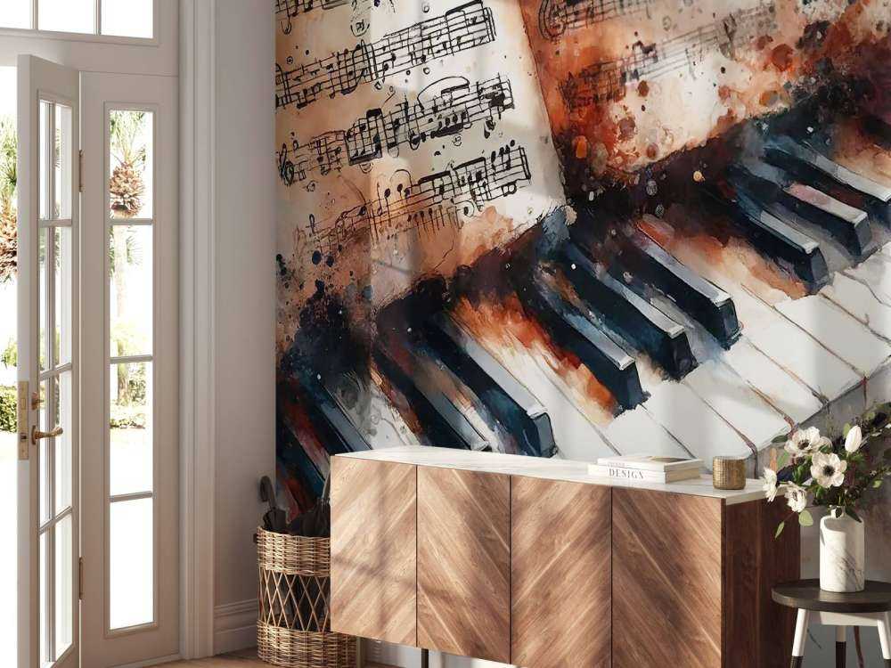 Harmonie Mélodique Capturée en Traits Artistiques