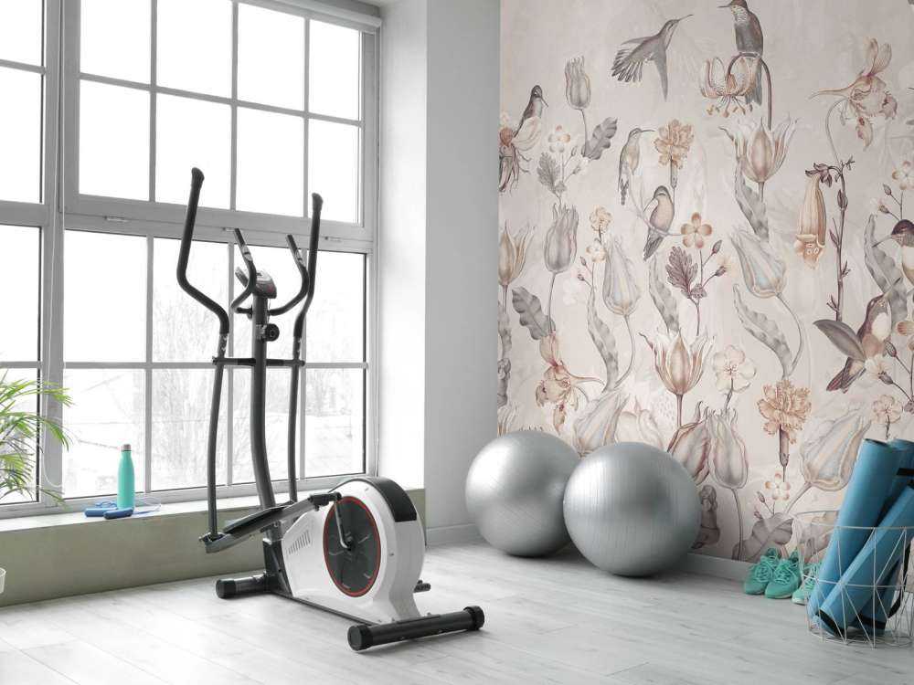 Symphonie des Colibris de Printemps - Fleur Sépia Vintage