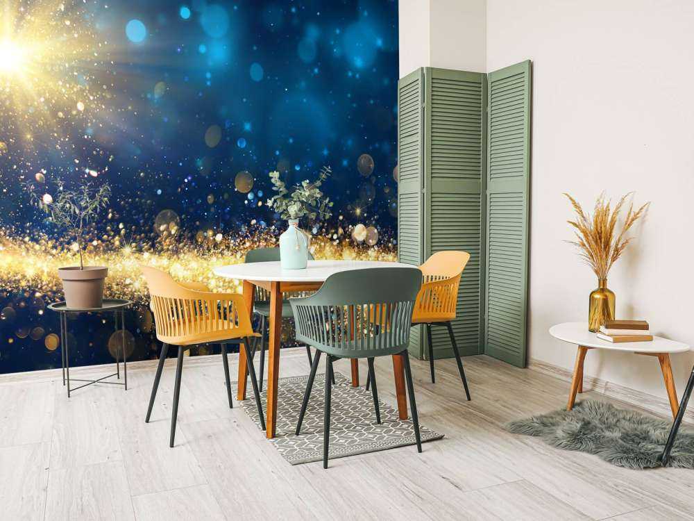 Étoile dans la nuit scintillante