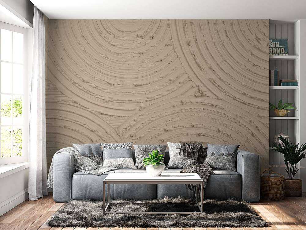 Cercles Zen avec structure en taupe
