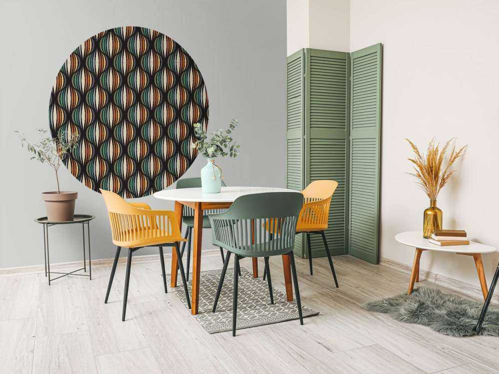 Motif de style rétro