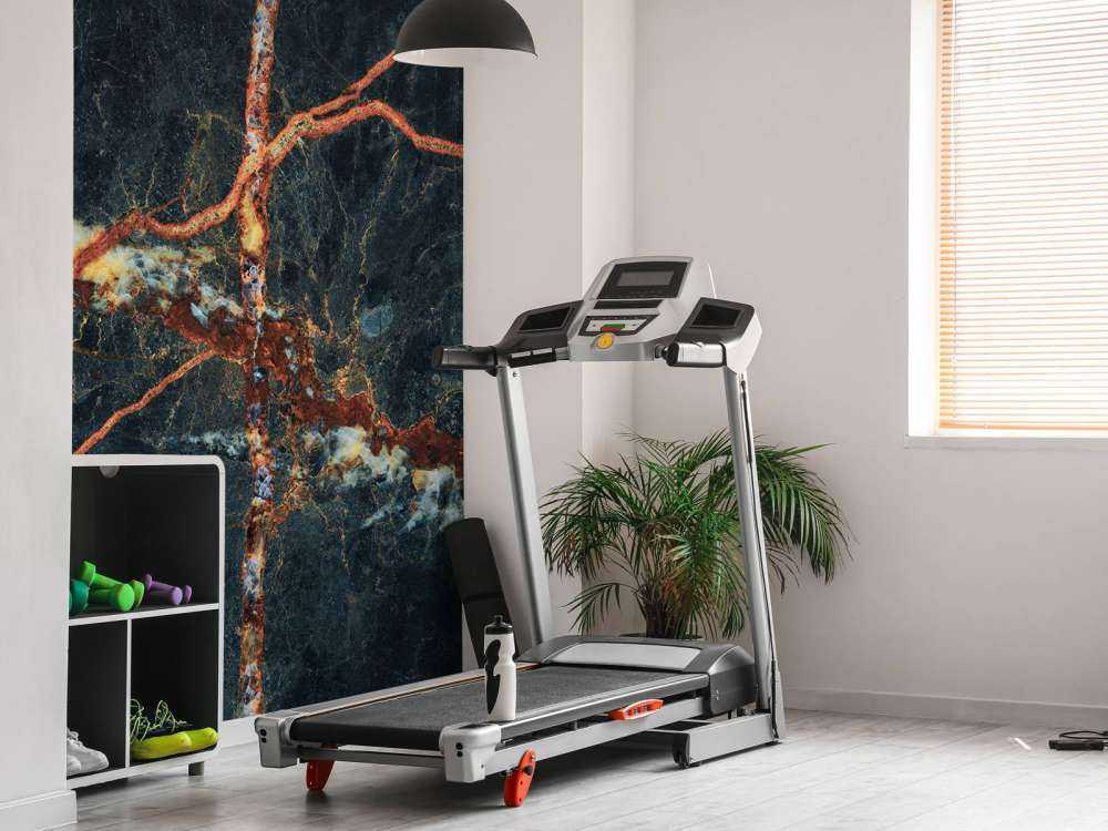 Marbre bleu avec couleur cuivre