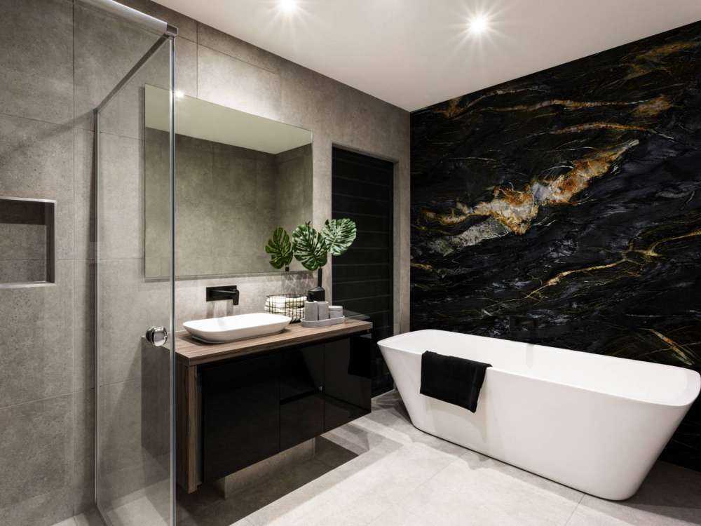 Marbre foncé robuste