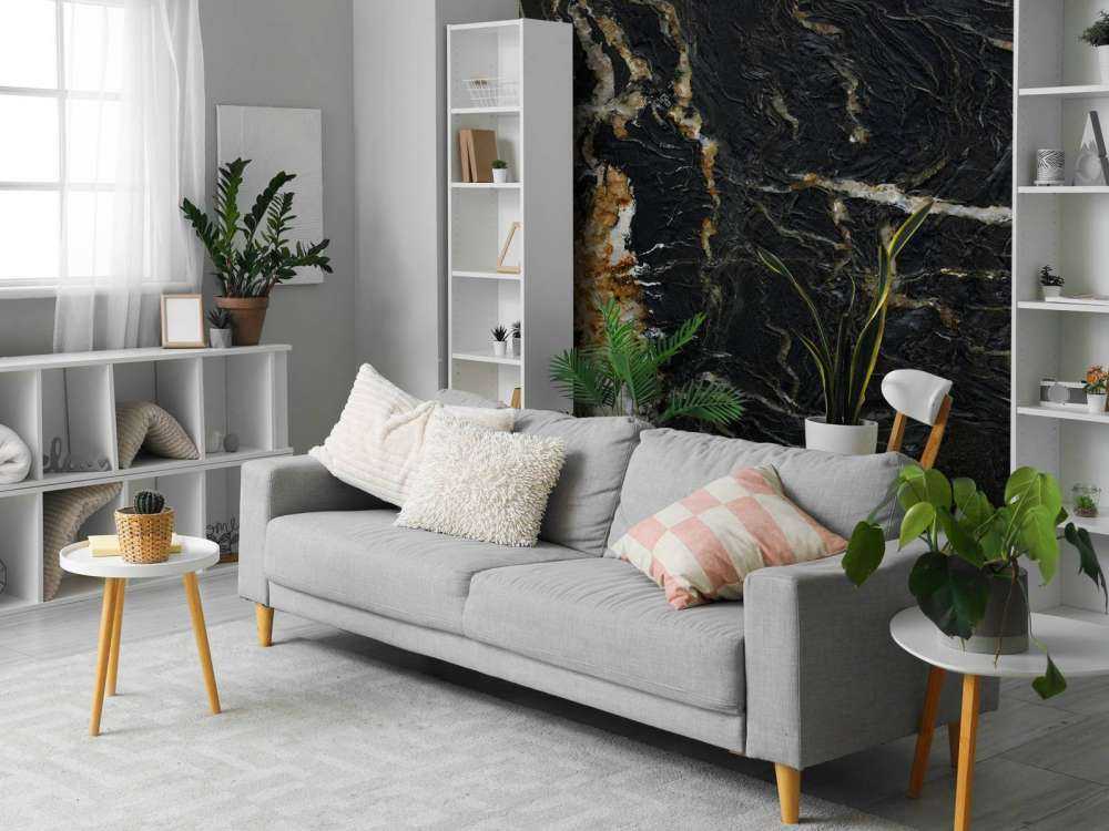 Marbre avec structure légère