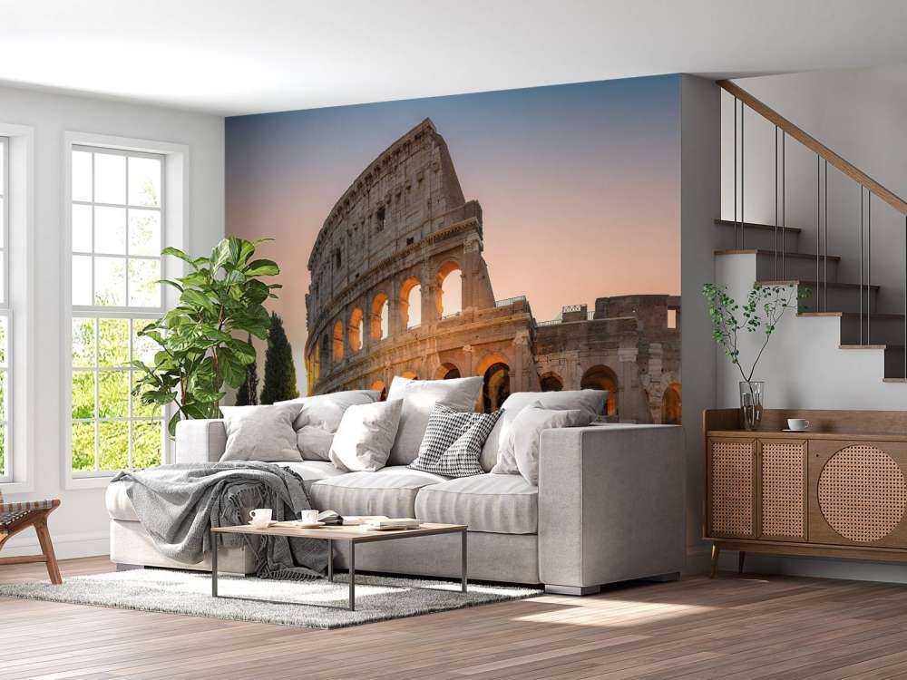 Colisée au lever du soleil