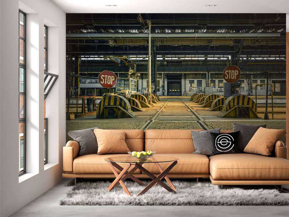 Hall industriel désaffecté