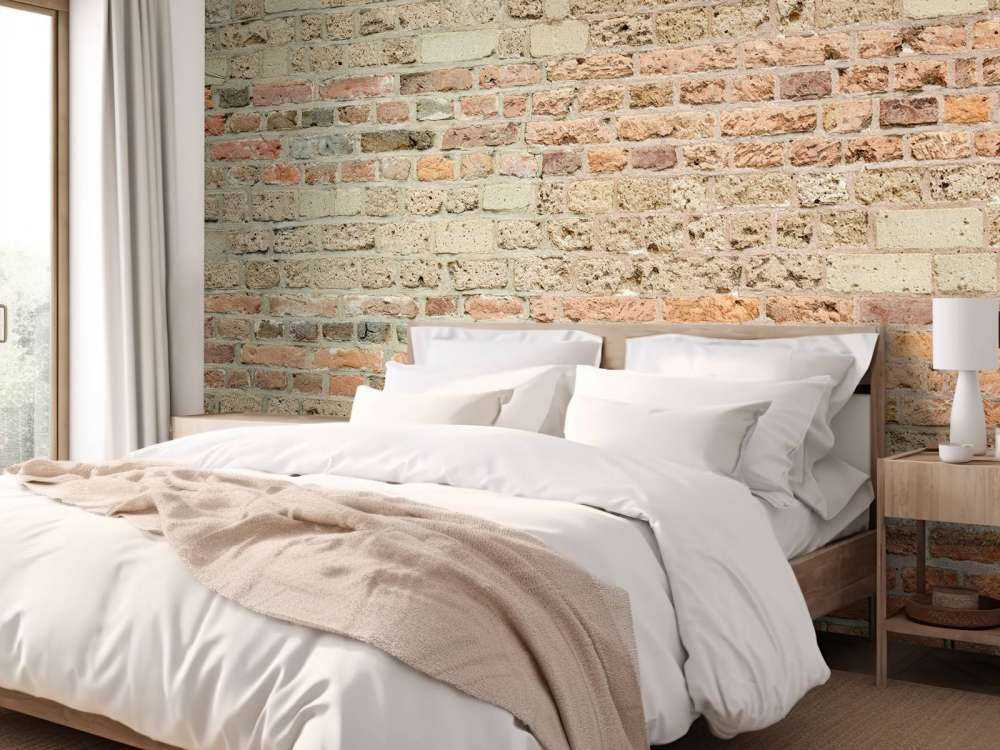 Mur avec différentes briques