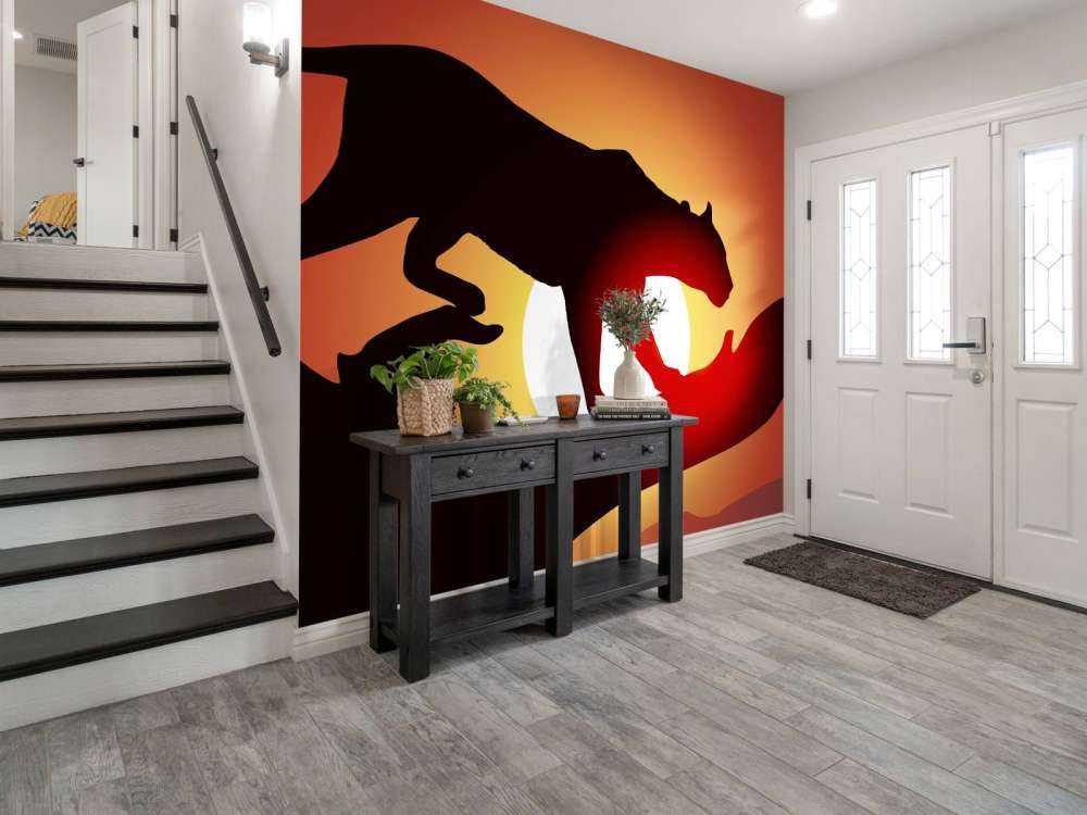 Silhouette de panthère