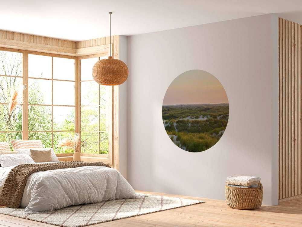 Coucher de soleil dans les dunes