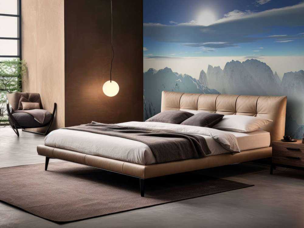 Panorama des sommets enneigés de la montagne