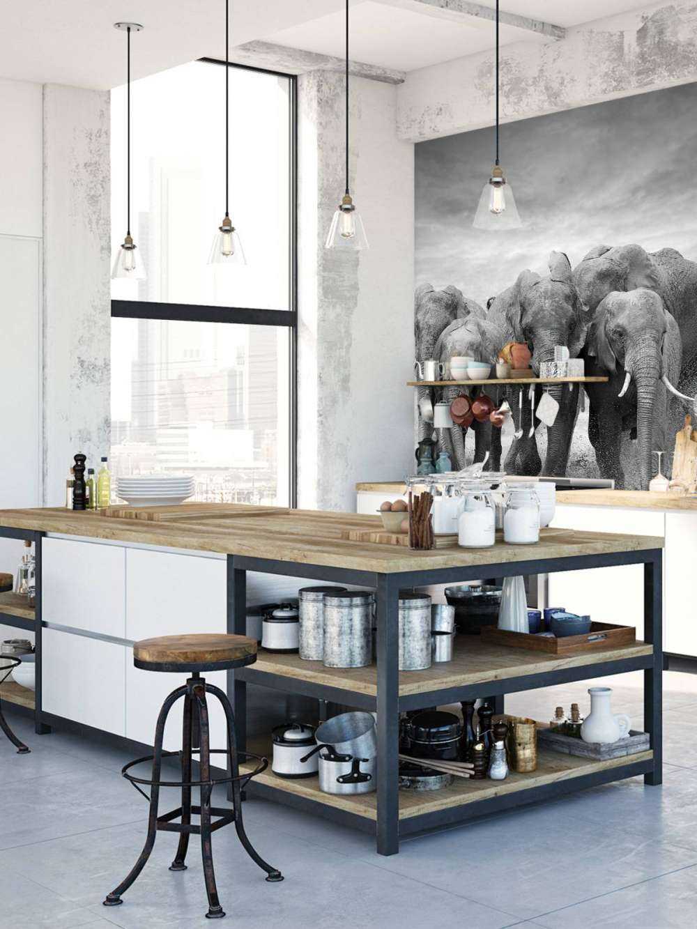 Troupeau d'éléphants