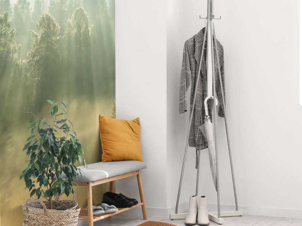 Lever de soleil entre les collines