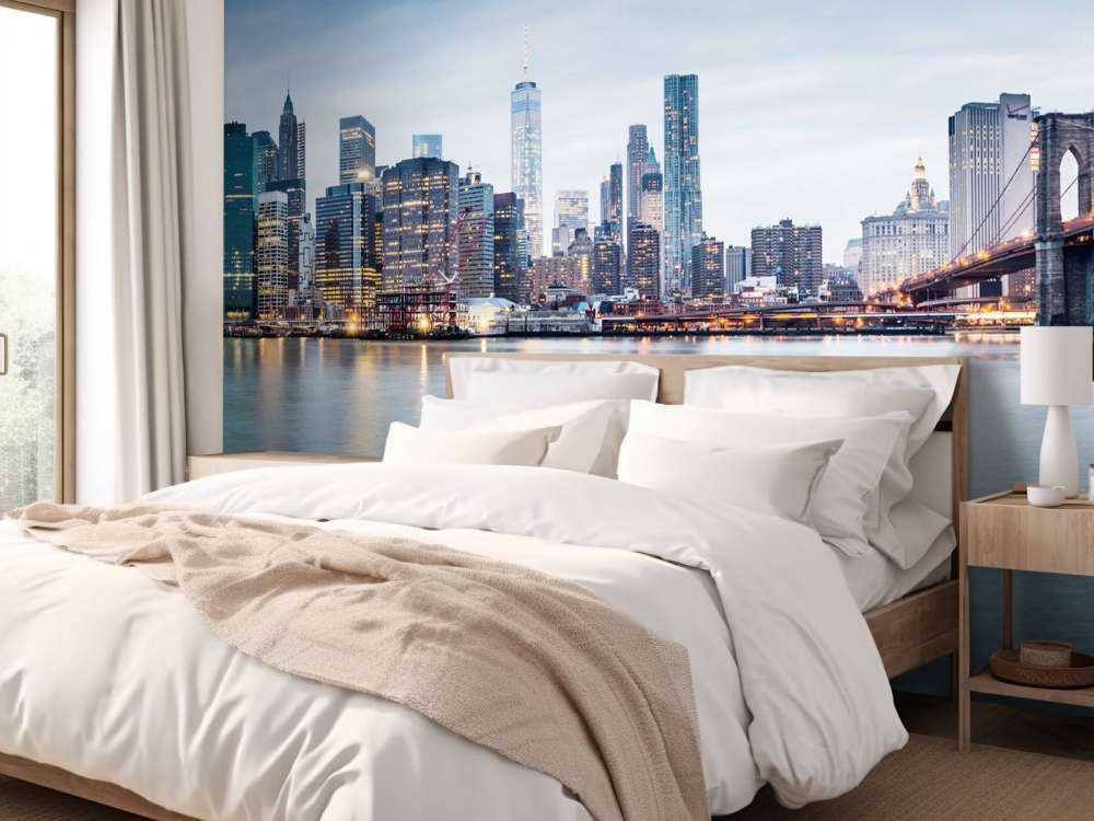 Coucher de soleil de New York