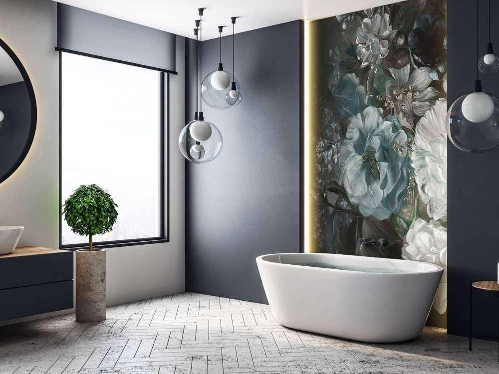 Bouquet avec lilas bleu