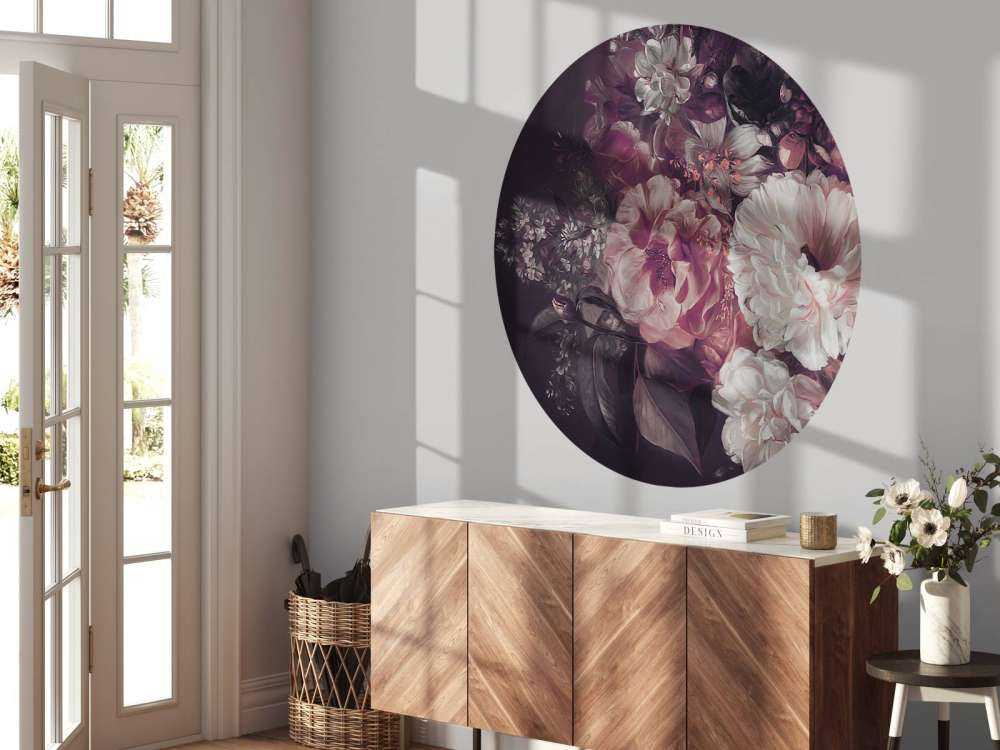 Bouquet avec lilas rouge