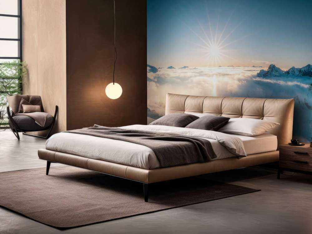 Zone au-dessus de la couche nuageuse dans le panorama alpin