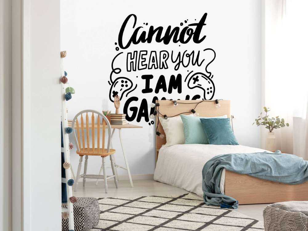 Peux pas t'entendre, en train de jouer