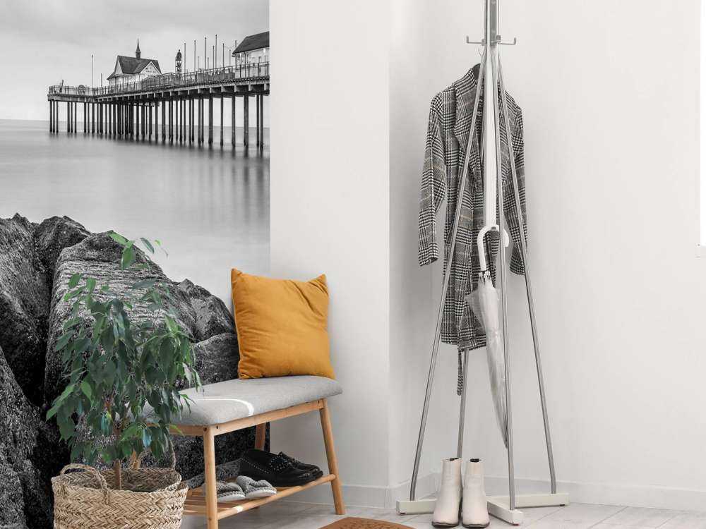 Jetée sur la plage de Southwold