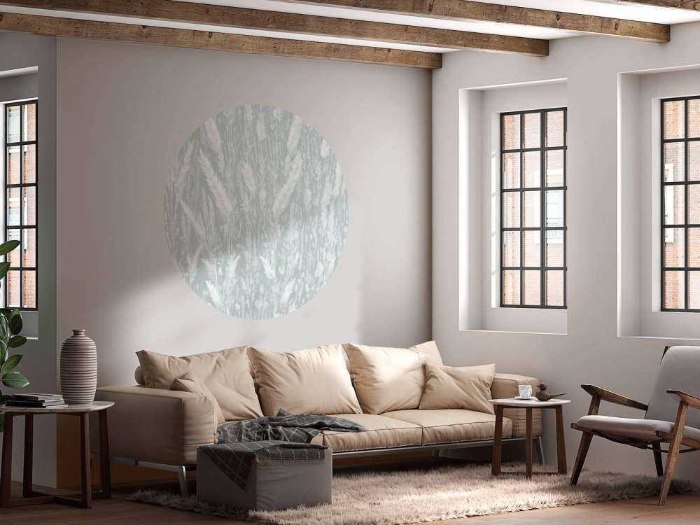 Mur de graminées - vert menthe