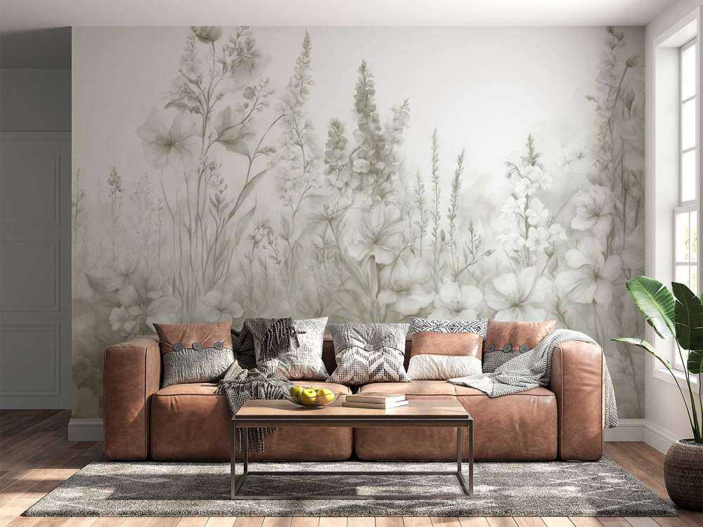 Jardin anglais tendre - vert menthe