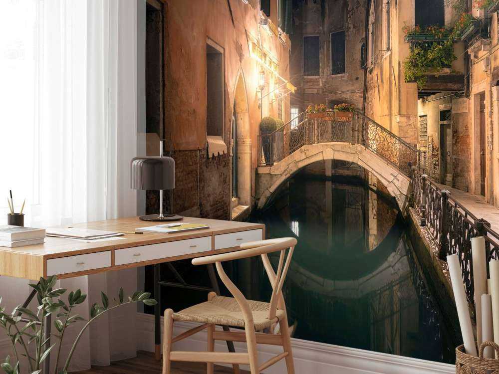 Pont illuminé de Venise