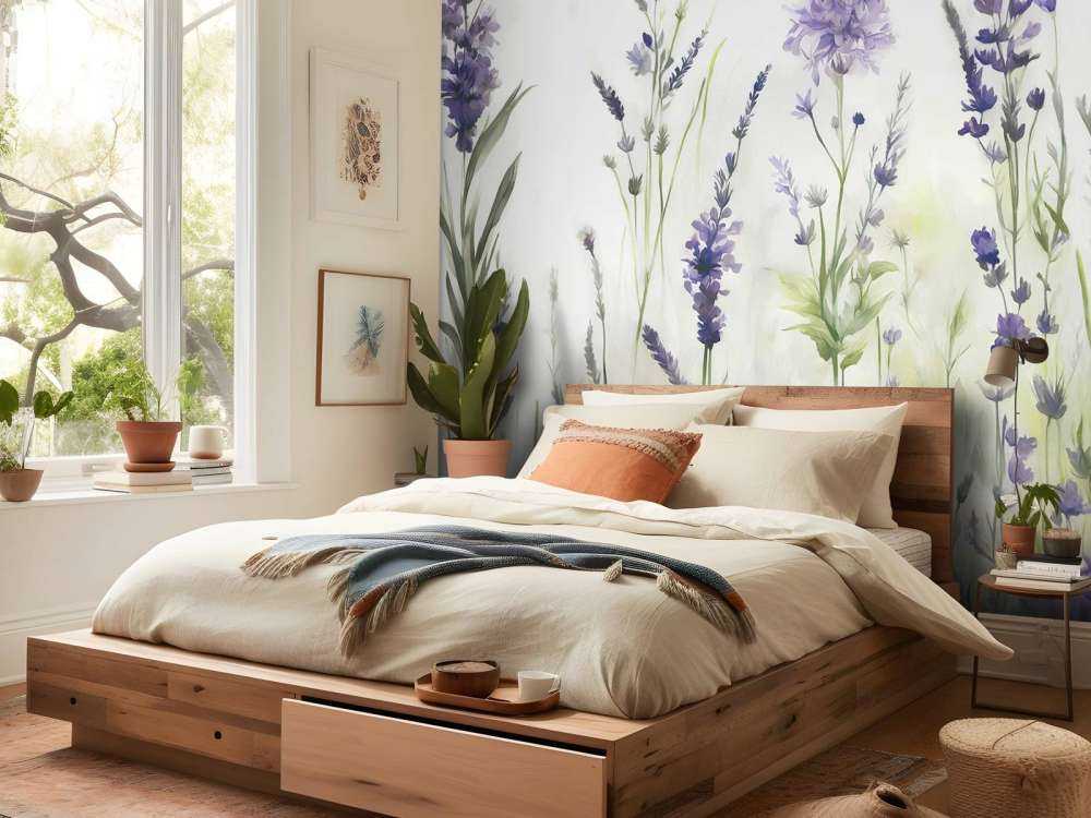 Lavande Clair Seamless Lilas Pâle