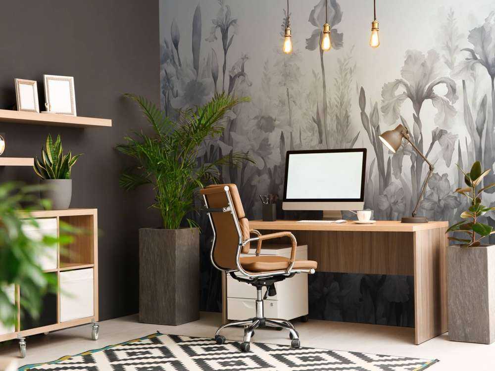 Printemps parfumé - bleu marine