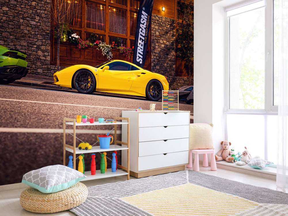 Voitures exclusives au chalet en bois